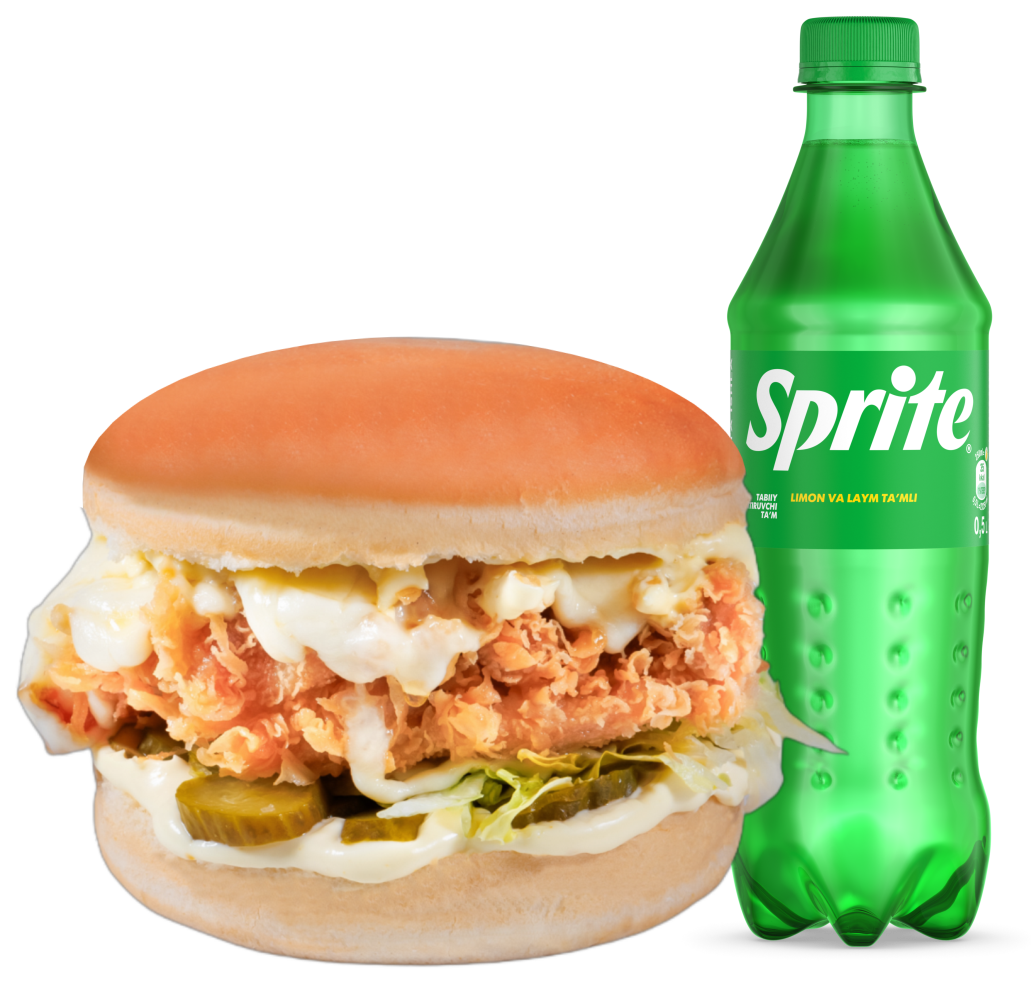 Mazzarella burger сет Sprite
